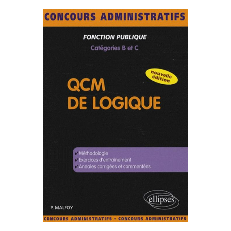 QCM de logique - Catégories BC - Nouvelle édition
