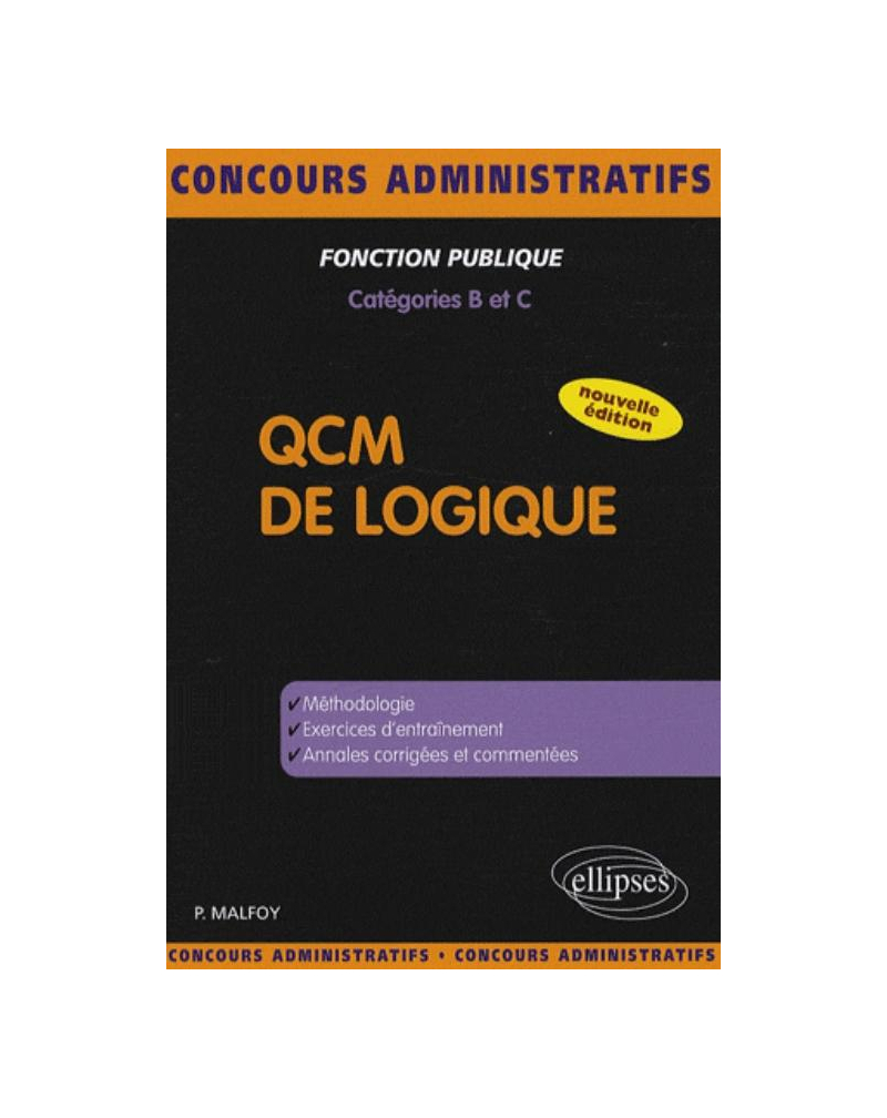 QCM de logique - Catégories BC - Nouvelle édition