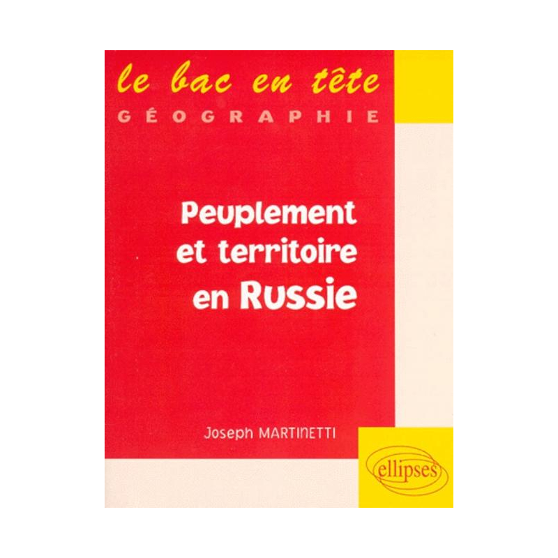 Peuplement et territoire en Russie