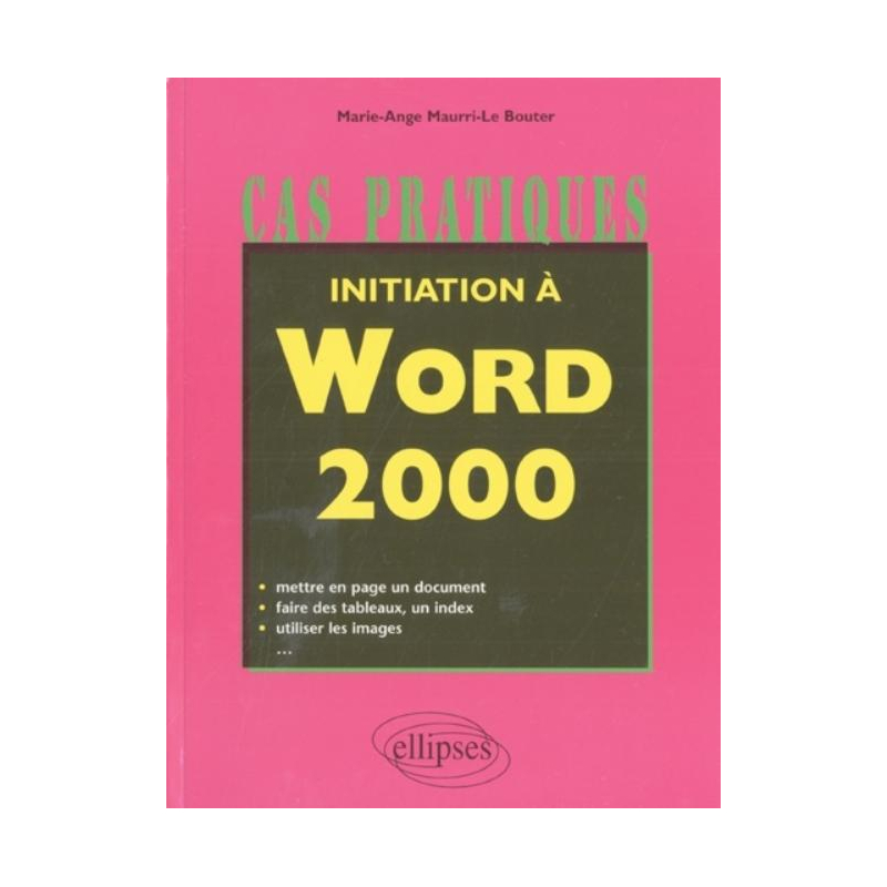 Initiation à Word 2000
