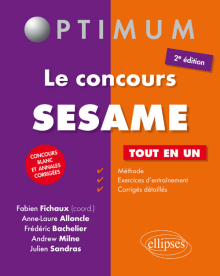 Le concours Sésame – 2e édition