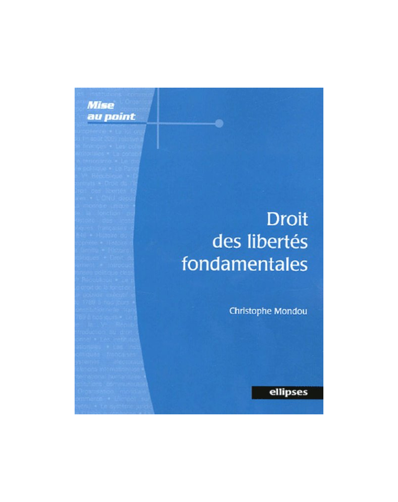 Droit des libertés fondamentales