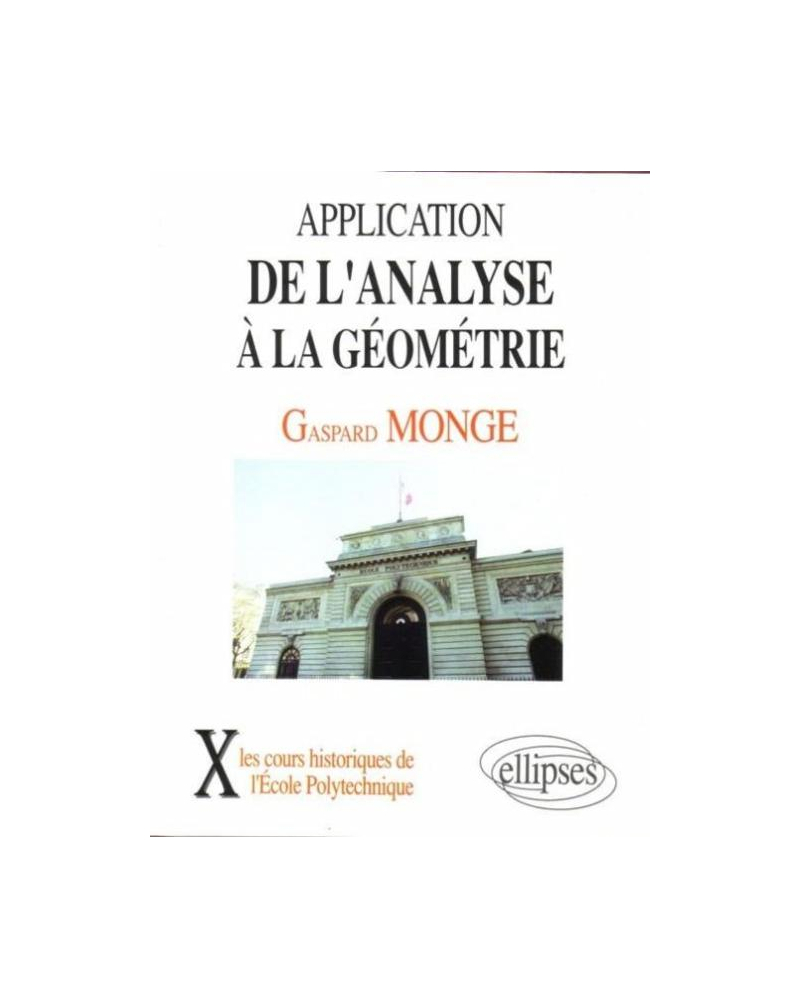 Application de l'analyse à la géométrie (1807)