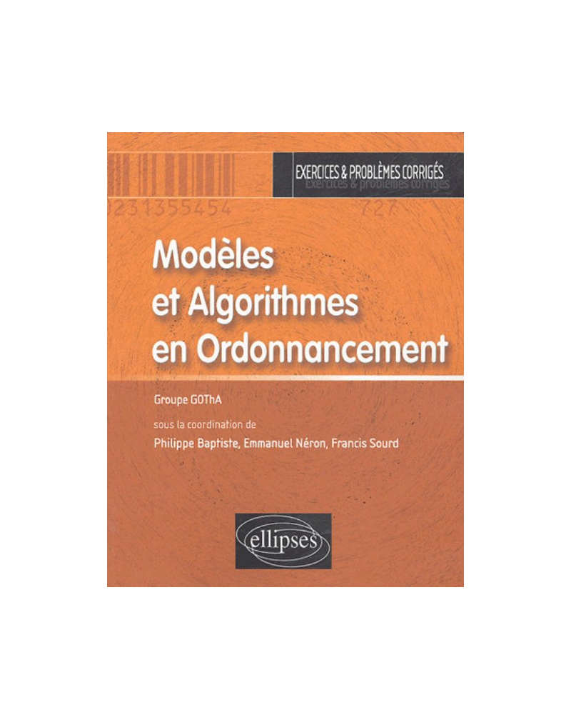 Modèles et Algorithmes en Ordonnancement