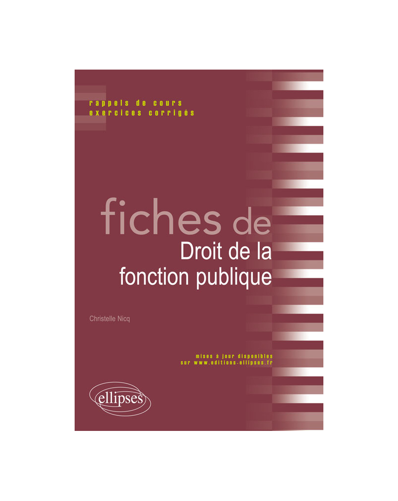Fiches de Droit de la fonction publique