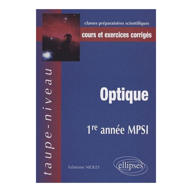 Optique 1re année MPSI