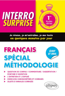 Français  - Première. Spécial méthodologie