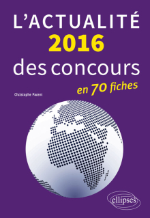L’actualité 2016 des concours en fiches