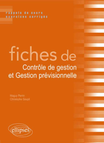 Fiches de contrôle de gestion et gestion prévisionnelle