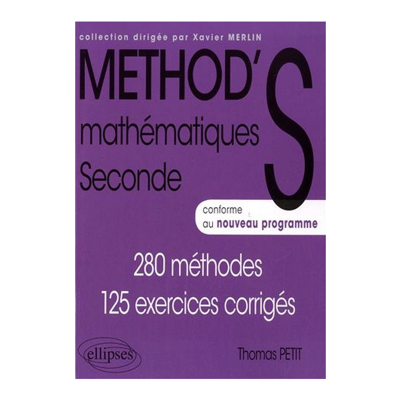 Mathématiques Seconde - nouveau programme