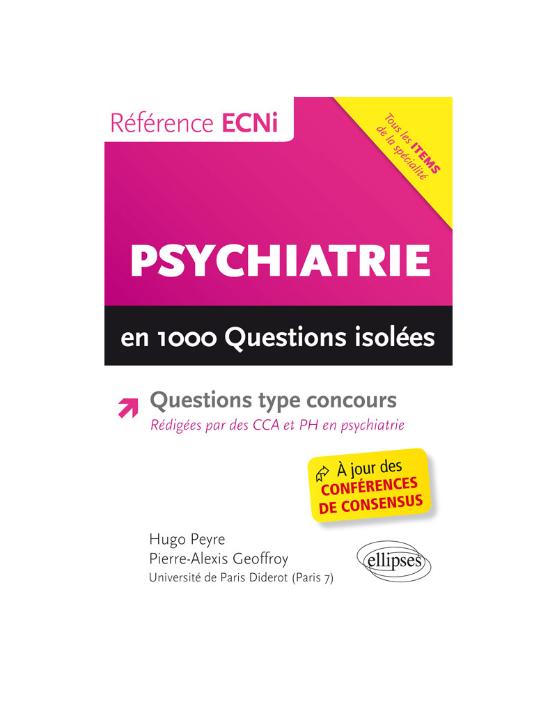 Psychiatrie en 1000 questions isolées