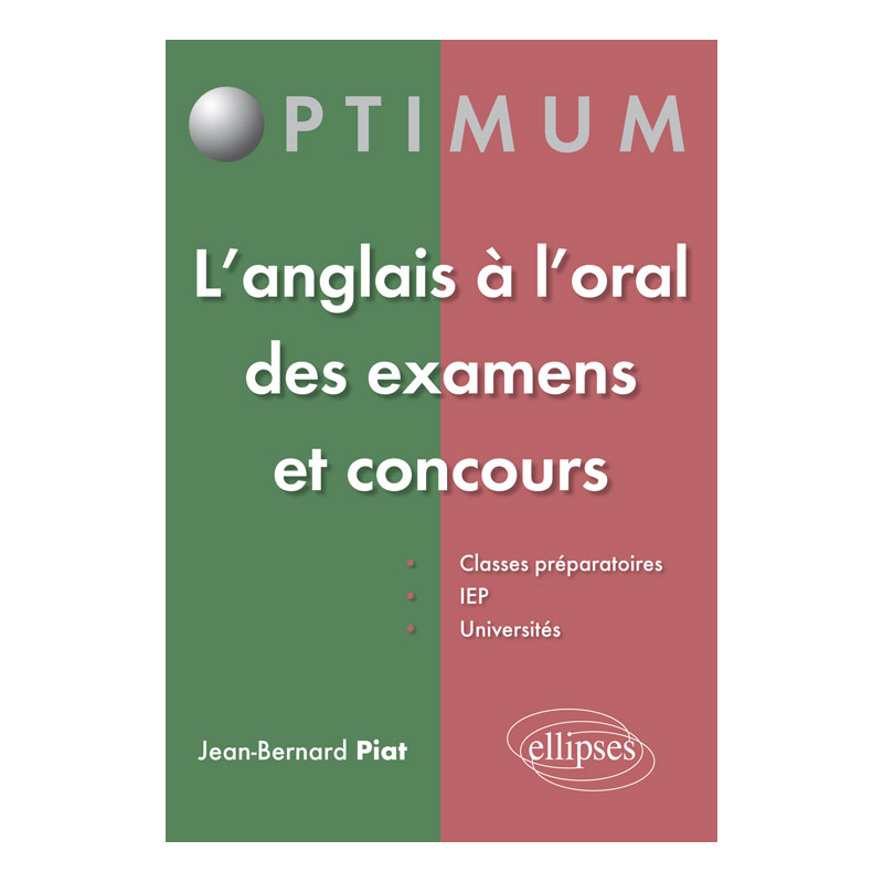 L’anglais à l’oral des Examens et Concours