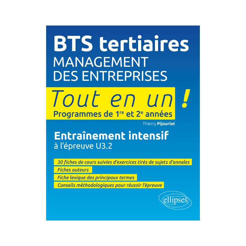 Management des entreprises - Entraînement intensif à l’épreuve U3.2