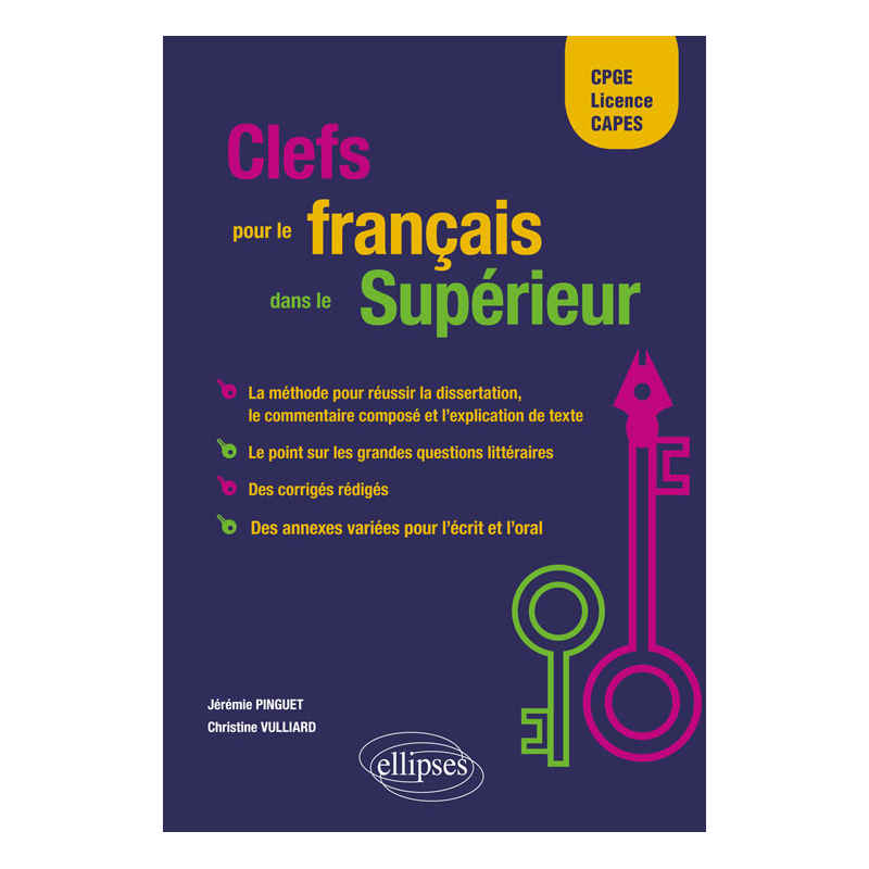 Clefs pour le français dans le Supérieur