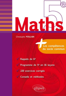 Maths 5e - fiches de rappel + exercices corrigés