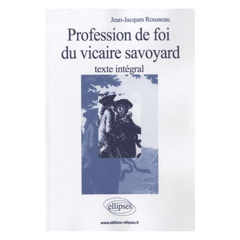 Profession de foi du vicaire savoyard