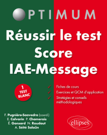Réussir le test Score IAE Message