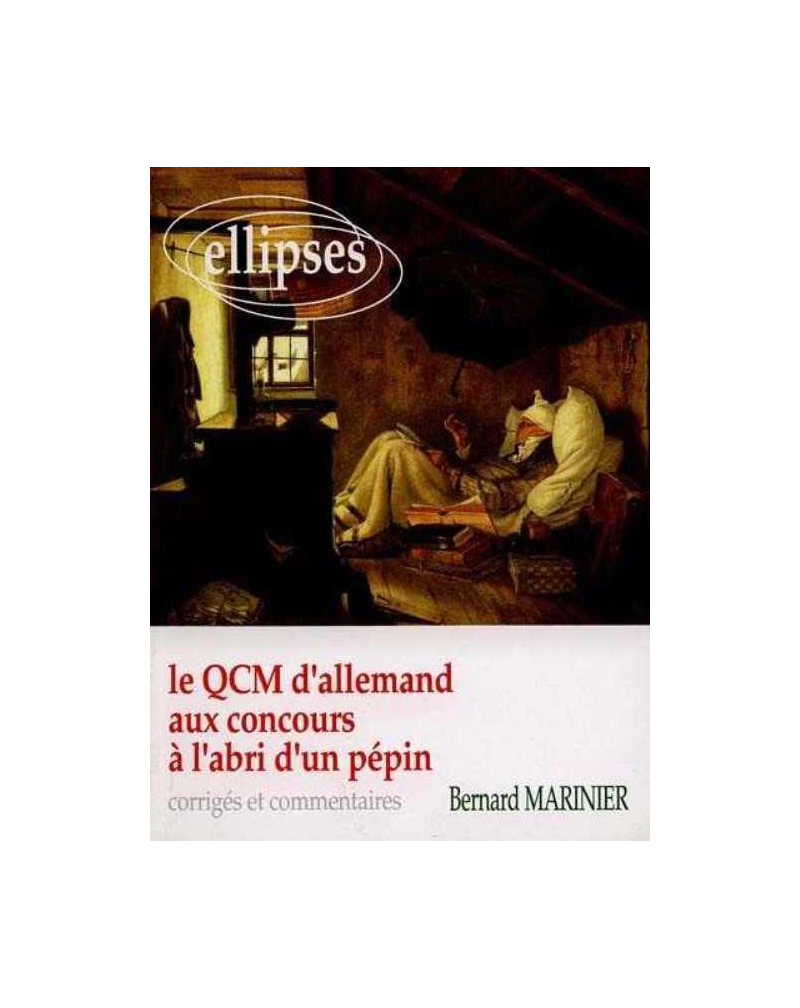 Le QCM d'allemand aux concours - A l'abri d'un pépin