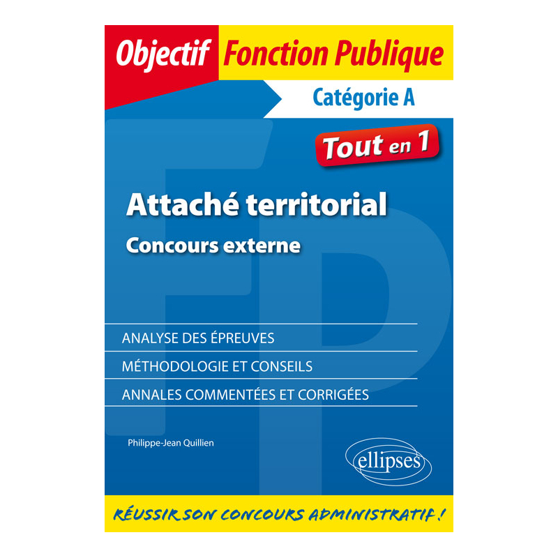 Attaché territorial. Concours externe
