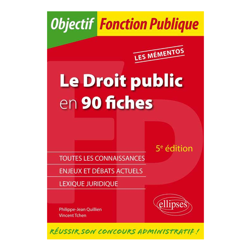 Le Droit public en 90 fiches. 5e édition