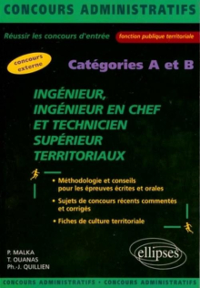Ingénieur, ingénieur en chef et technicien supérieur territoriaux, Catégorie A et B