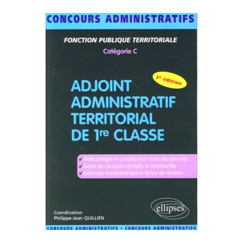 Adjoint administratif territorial - 3e édition