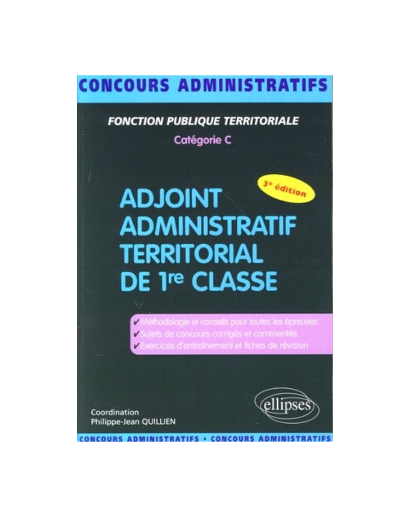 Adjoint administratif territorial - 3e édition