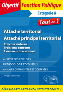 Attaché territorial - Attaché principal territorial. Concours interne, troisième concours et examen professionnel