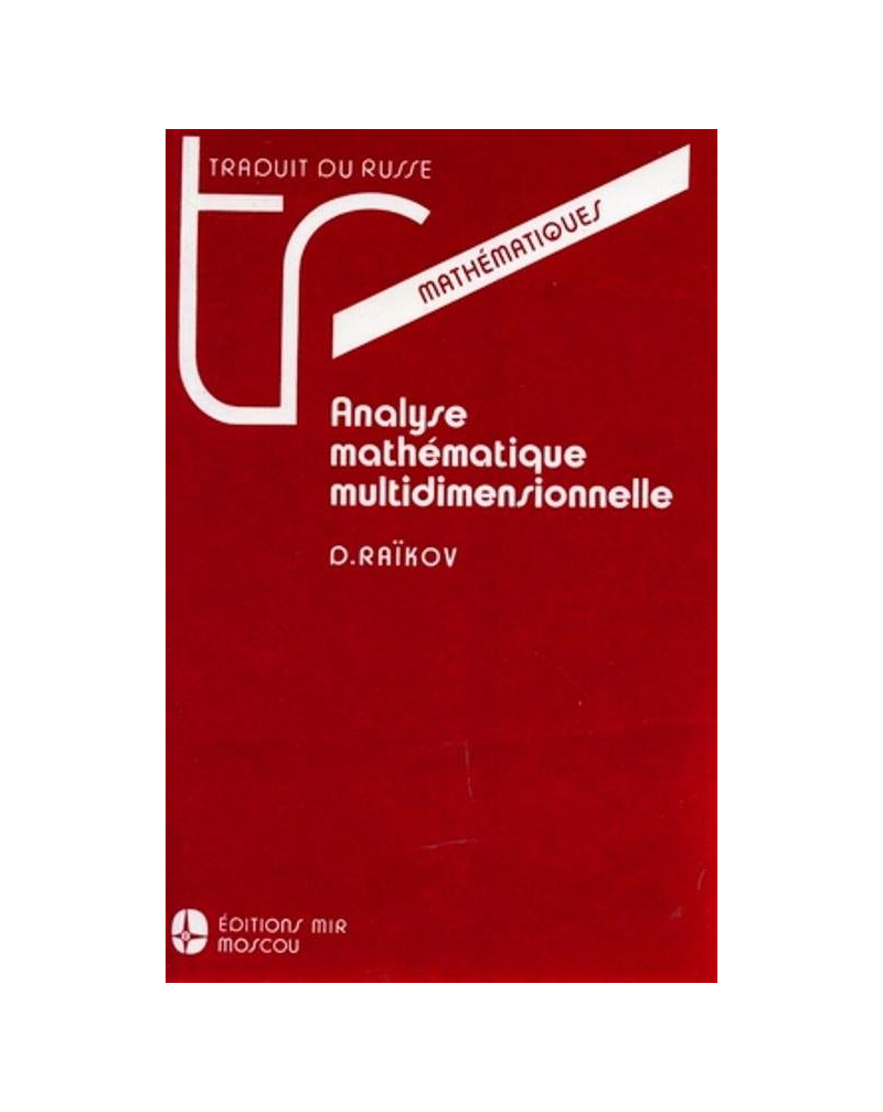 Analyse mathématique multidimensionnelle