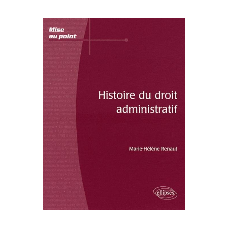 Histoire du droit administratif