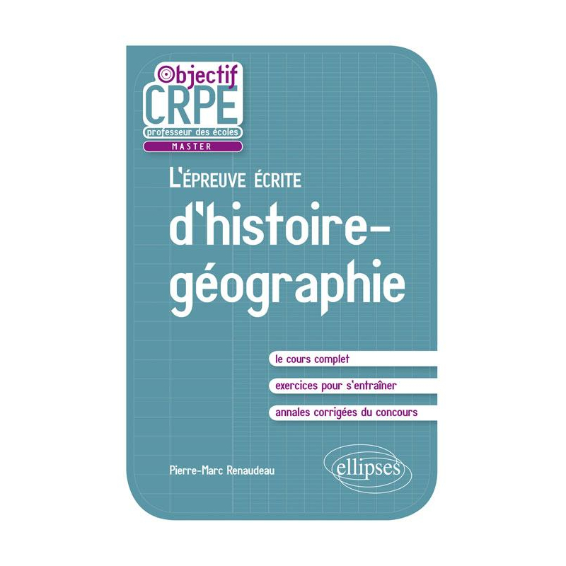 L'épreuve écrite d'histoire-géographie