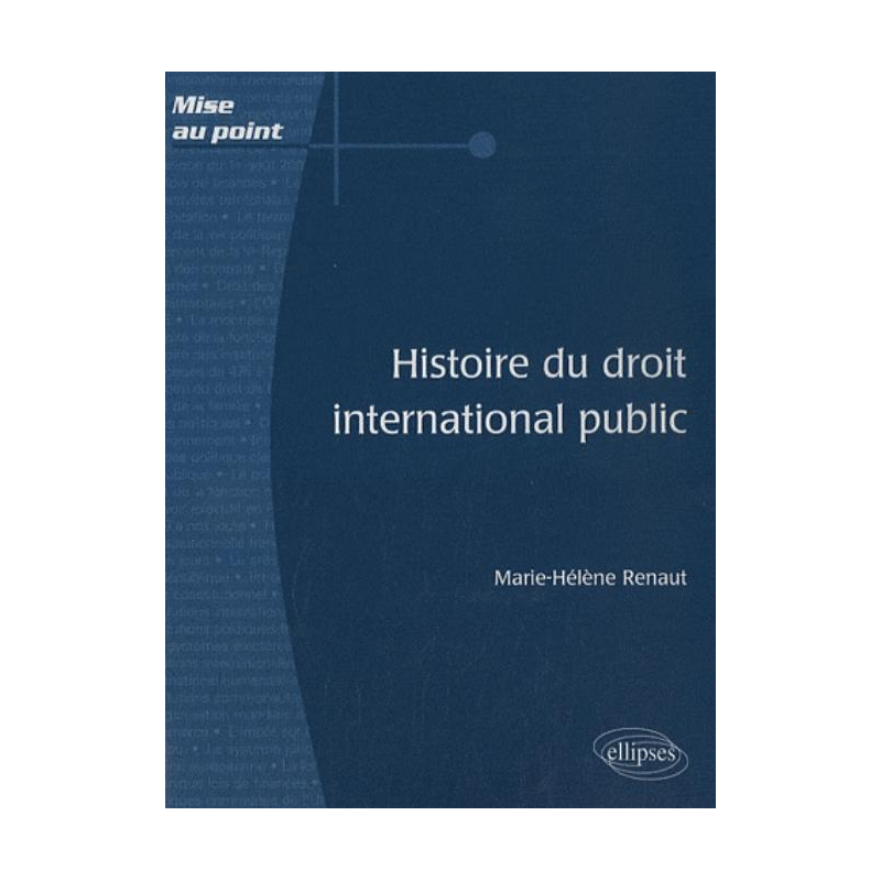 Histoire du droit international public