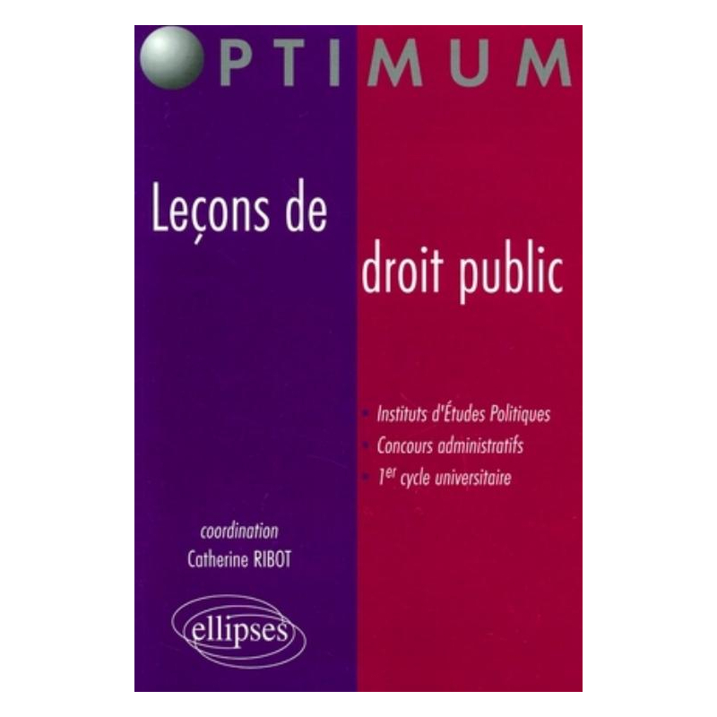Leçons de droit public