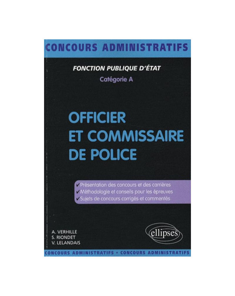 Officier et commissaire de police