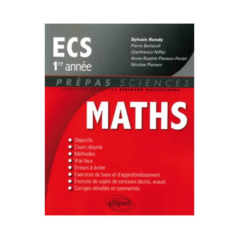 Mathématiques ECS-1