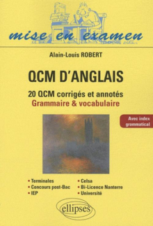 QCM d'anglais. Méthodologie et application