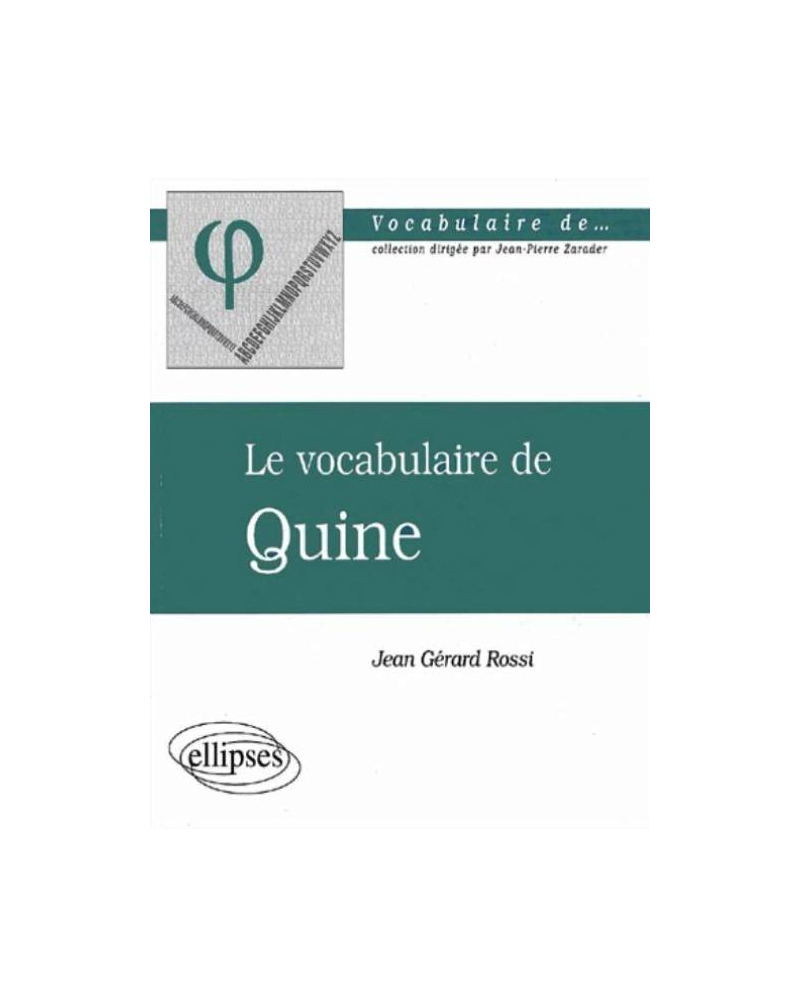 vocabulaire de Quine (Le)
