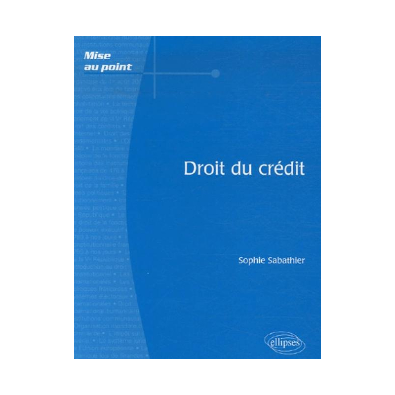 Droit du crédit