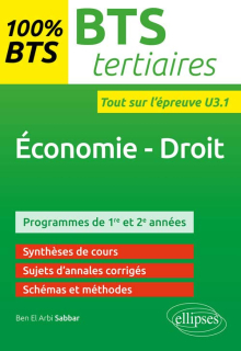 Économie droit – BTS tertiaires