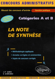 note de synthèse (La) - catégories A et B