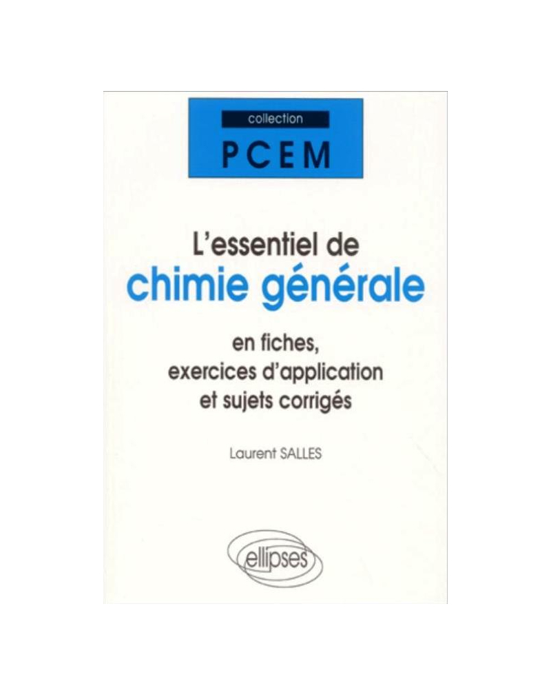 L'essentiel de chimie générale