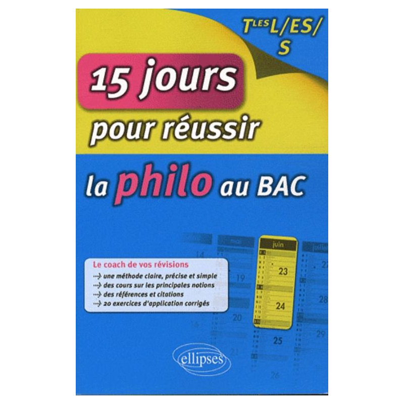 15 jours pour réussir la philo au bac