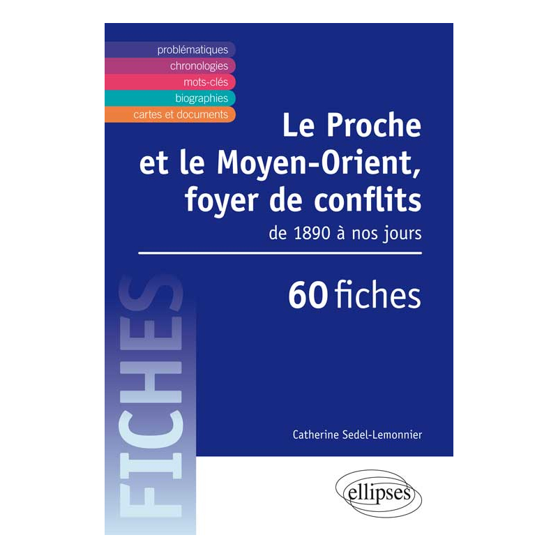 Le Proche et le Moyen-Orient, foyer de conflits. Des années 1890 à nos jours en fiches.