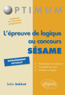 l'épreuve de logique au concours SESAME