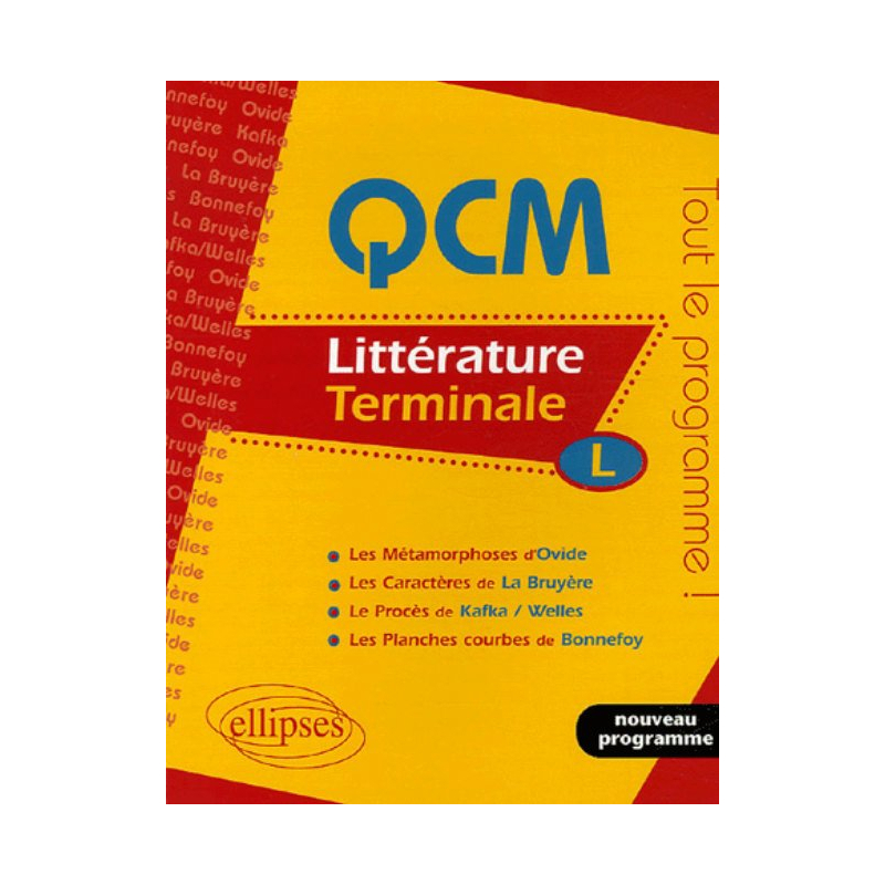 Littérature  - Terminale L