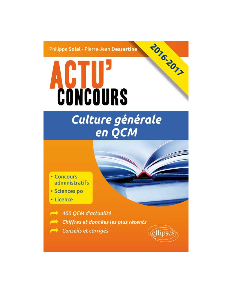 Culture Générale en QCM 2016-2017