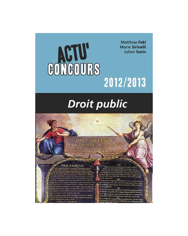 Droit public - 2012-2013