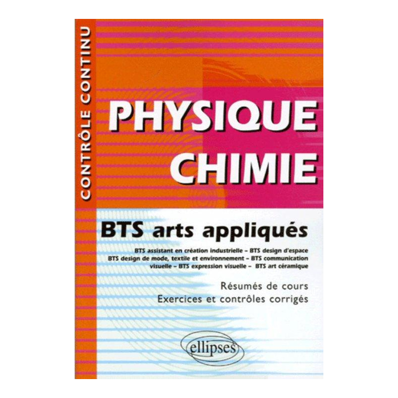 Physique-Chimie - BTS arts appliqués