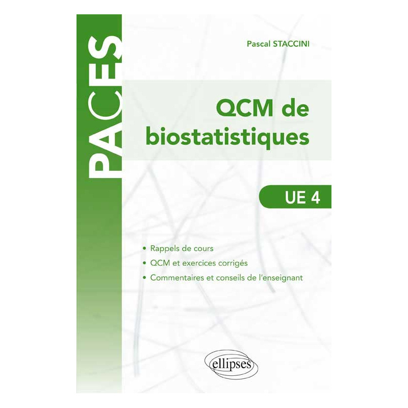 UE4 – QCM de biostatistiques