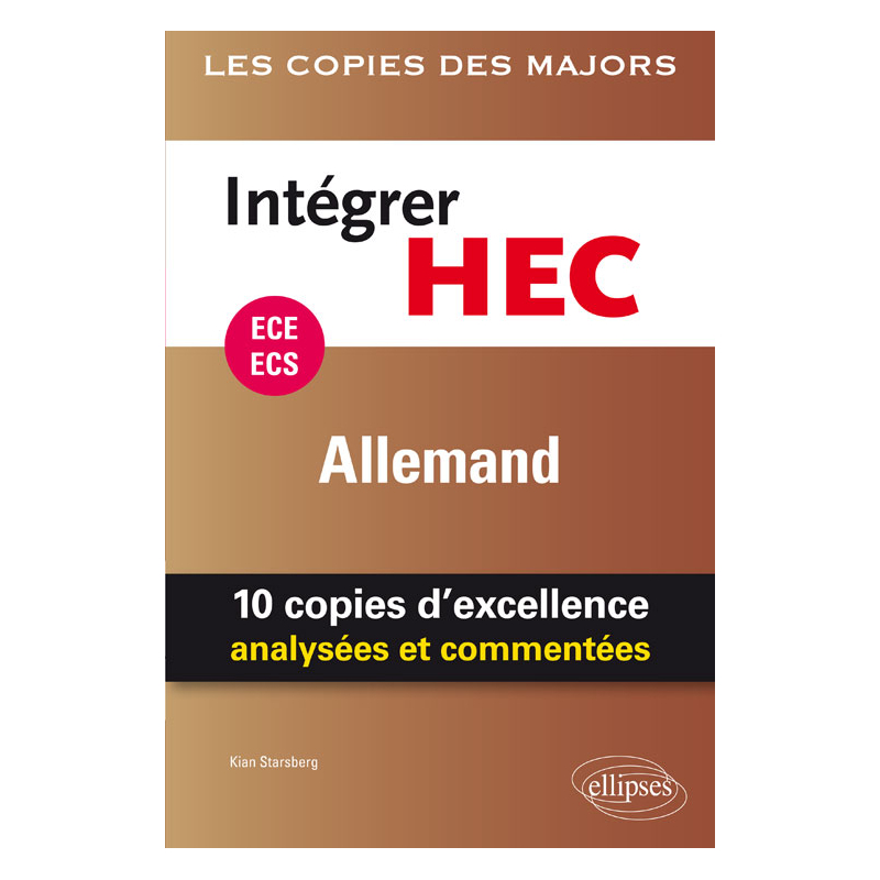 Intégrer HEC – ECE/ECS – Allemand